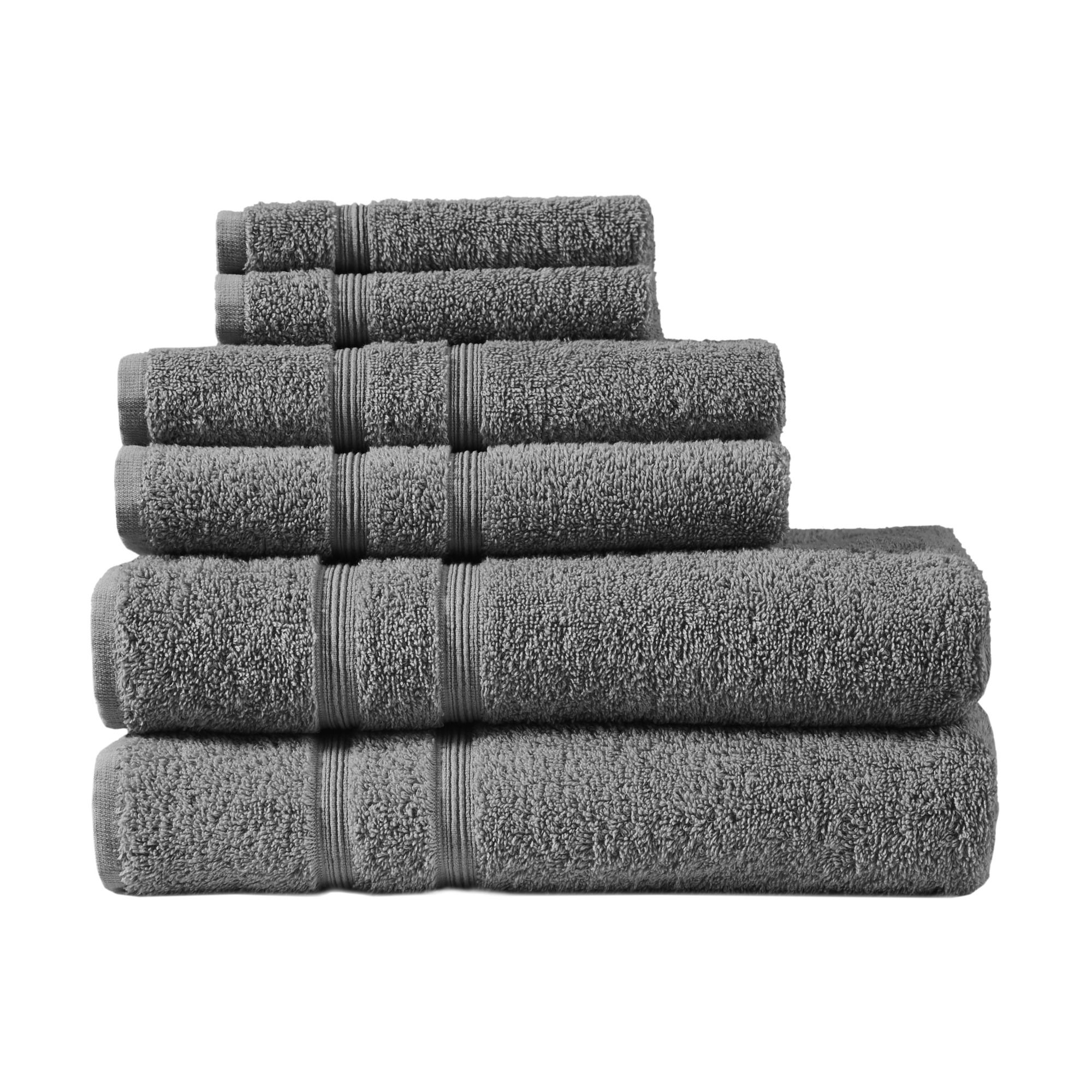 510 Design - Aegean 100% Turkish Cotton 6 Piece Towel Set - White