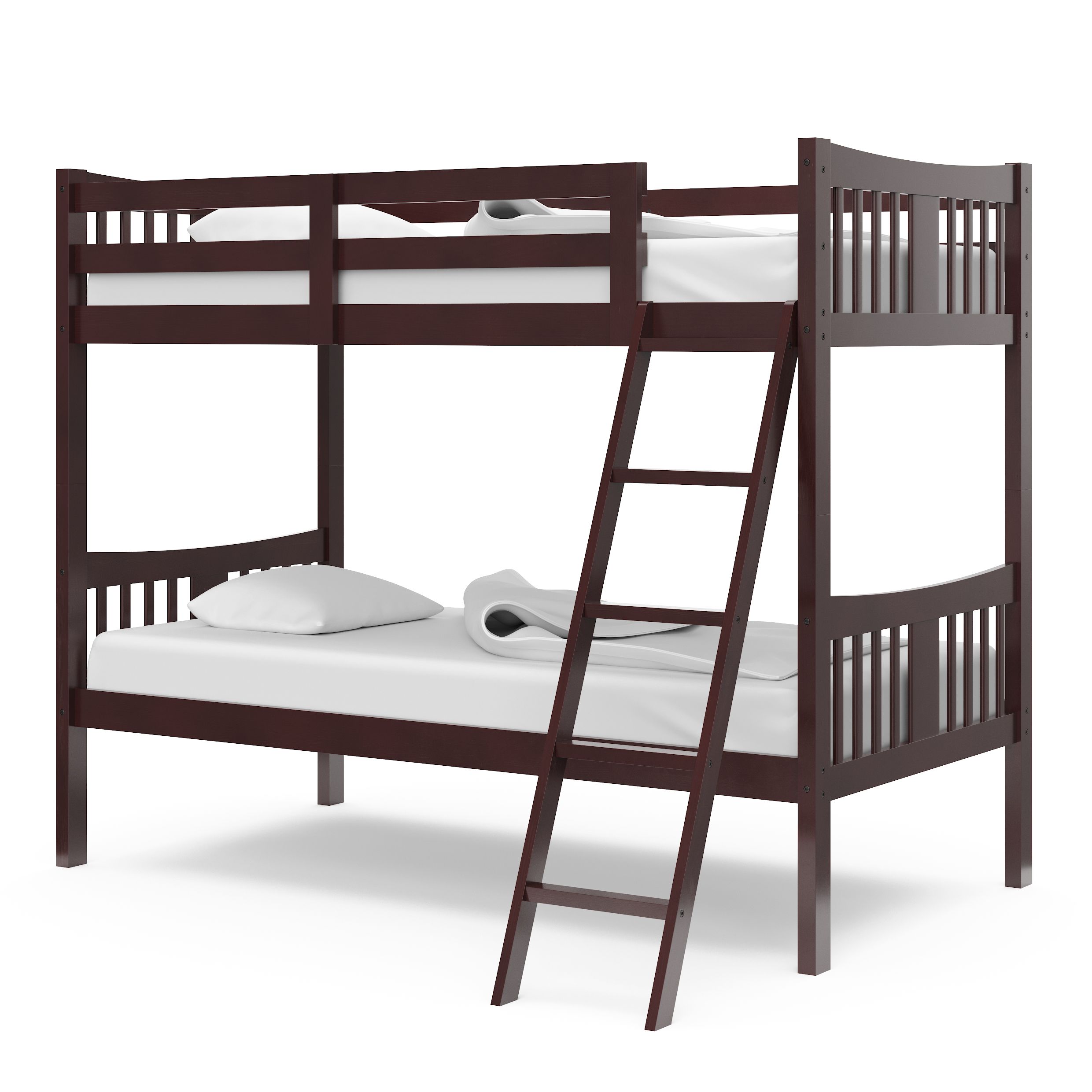 Storkcraft caribou deals bunk bed white