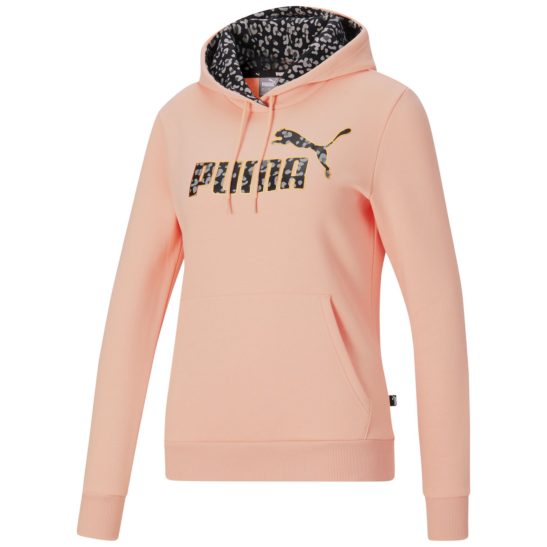 Leopard print cheap puma hoodie