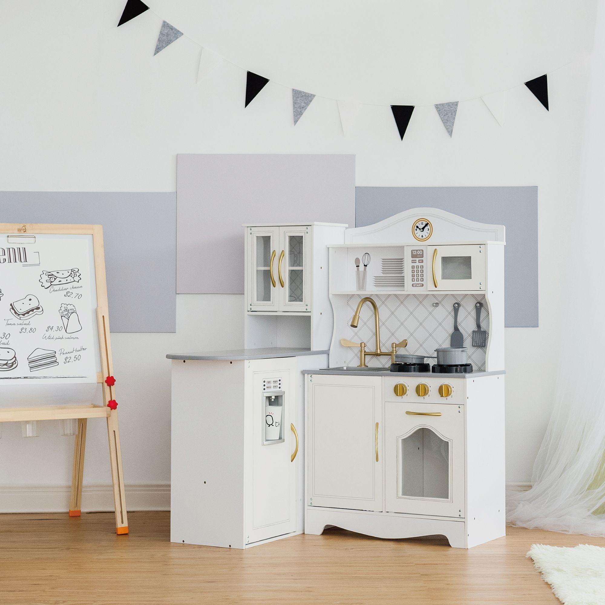 Teamson Kids - Little Chef Frankfurt Wooden Coffee machine play