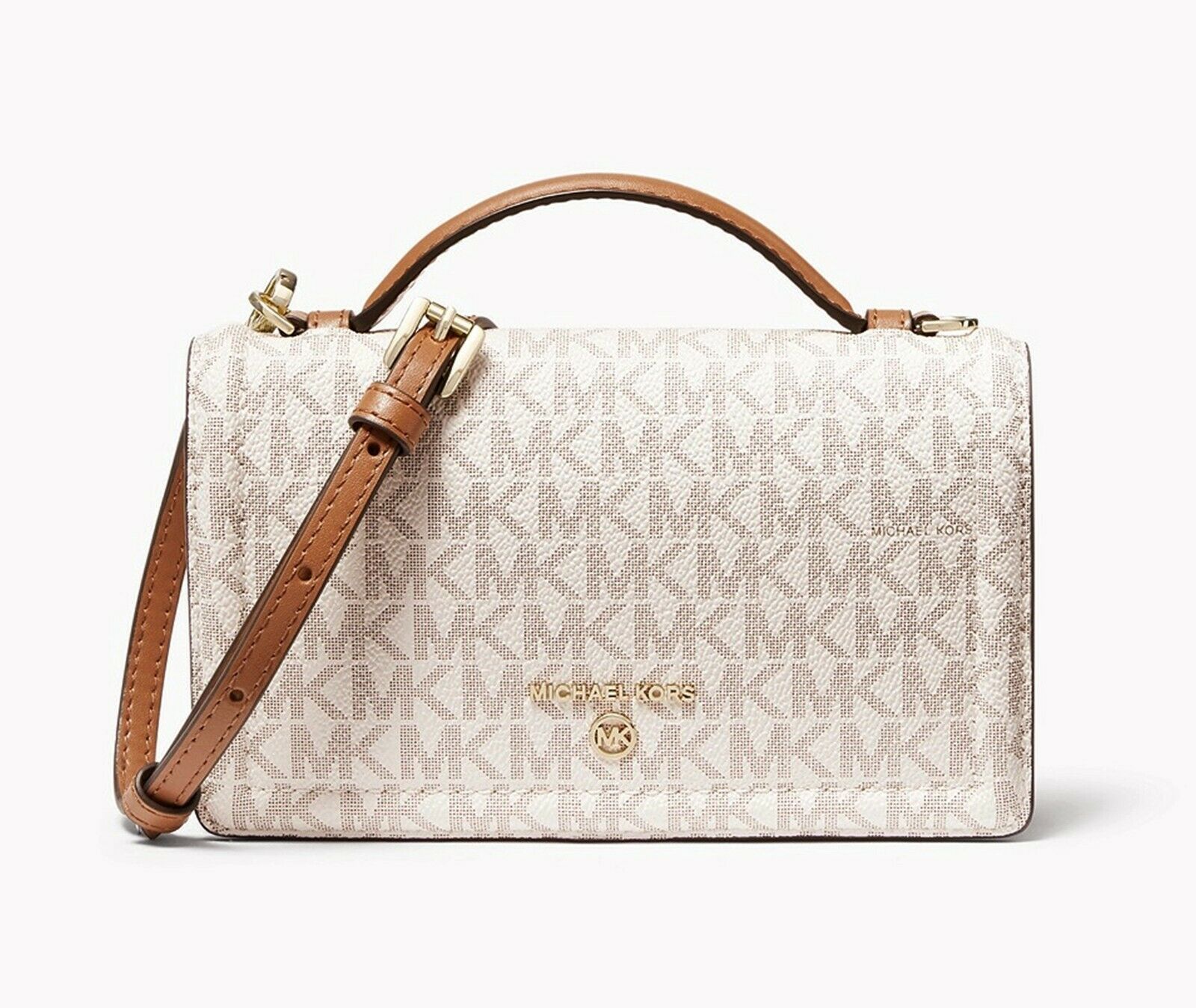 Fingerhut - Michael Kors Jet Set Travel Logo Crossbody Bag