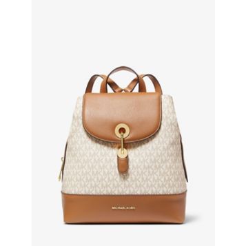 Fingerhut Michael Kors Raven Medium Backpack Vanilla Acorn