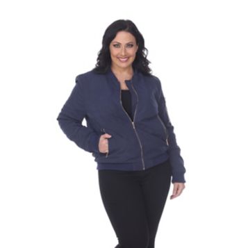 Women's plus bomber clearance jacket