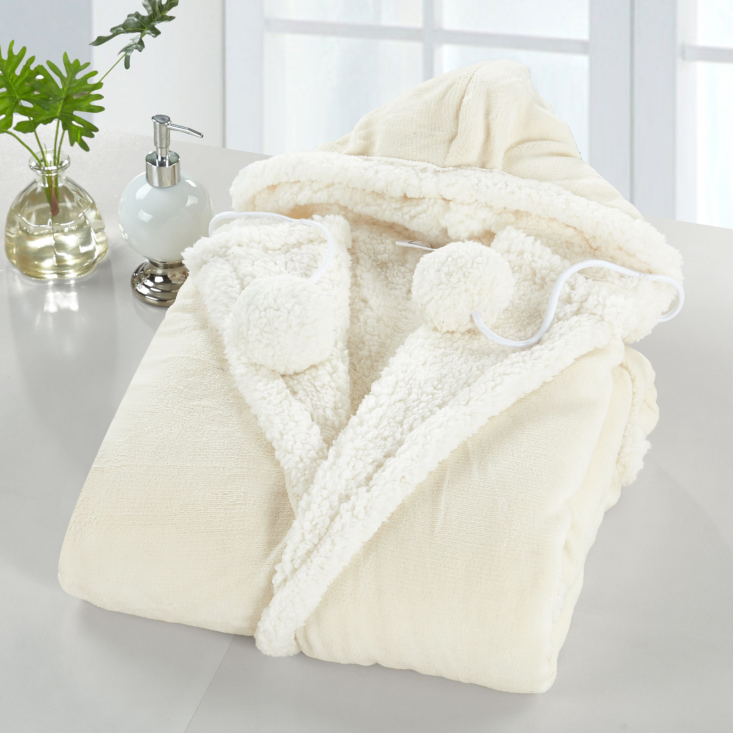 Chic home design hot sale hooded blanket