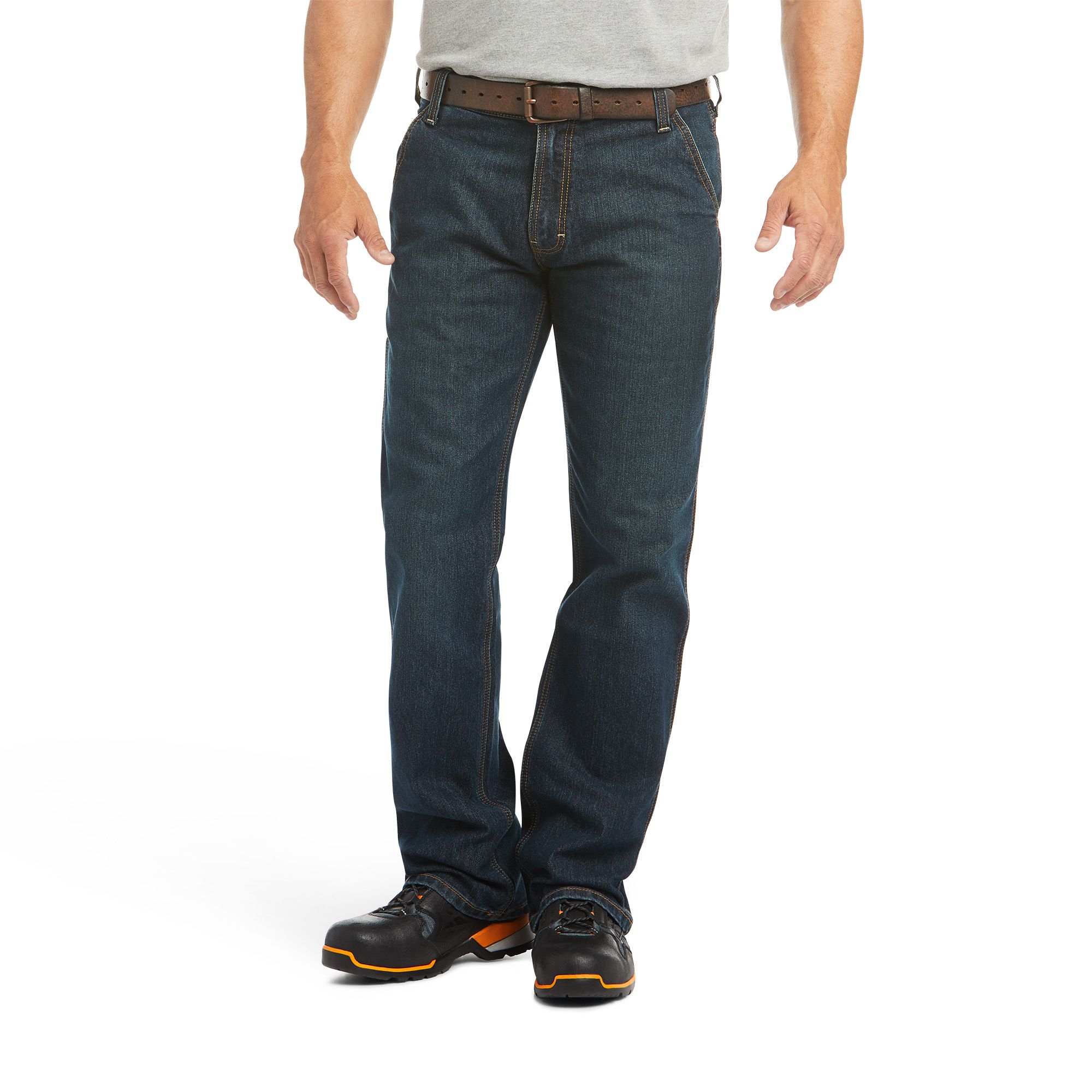 Fingerhut - Ariat Men's Big & Tall Rebar Relaxed Fit Bootcut Jean