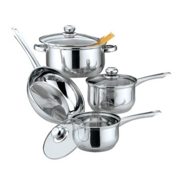  HRZZEOKV 7 Piece Pot and Pan Set, Wheatstone Cookware