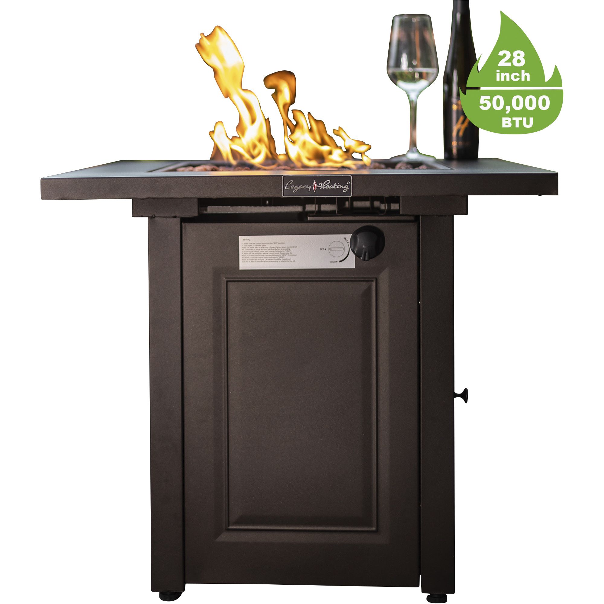 Legacy heating on sale fire pit