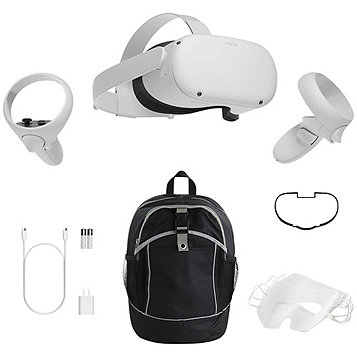 Oculus Quest 2 128GB VR Gaming Headset with Carry Bag