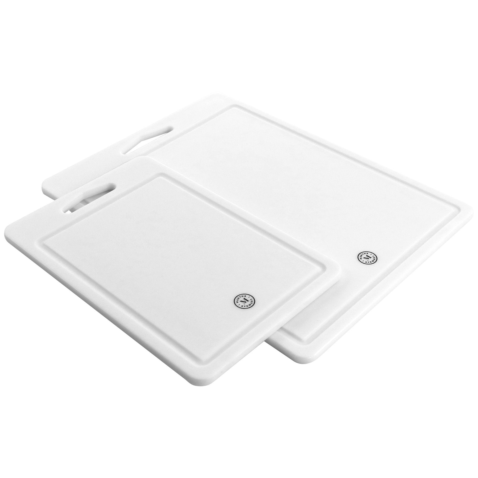 Martha Stewart Polypropylene Cutting Board 2pc Set (16 x 12 and