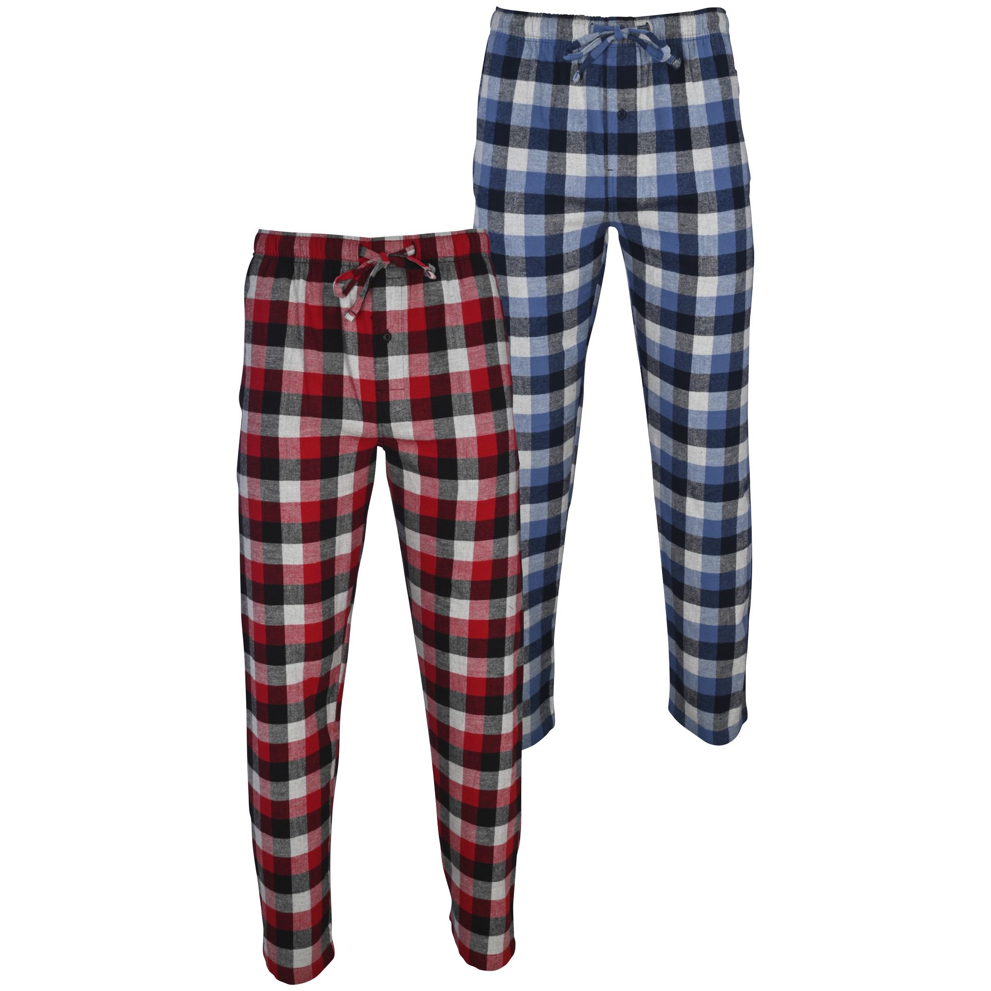 Fingerhut - Hanes Men's 2-Pack Flannel Sleep/Lounge Pants