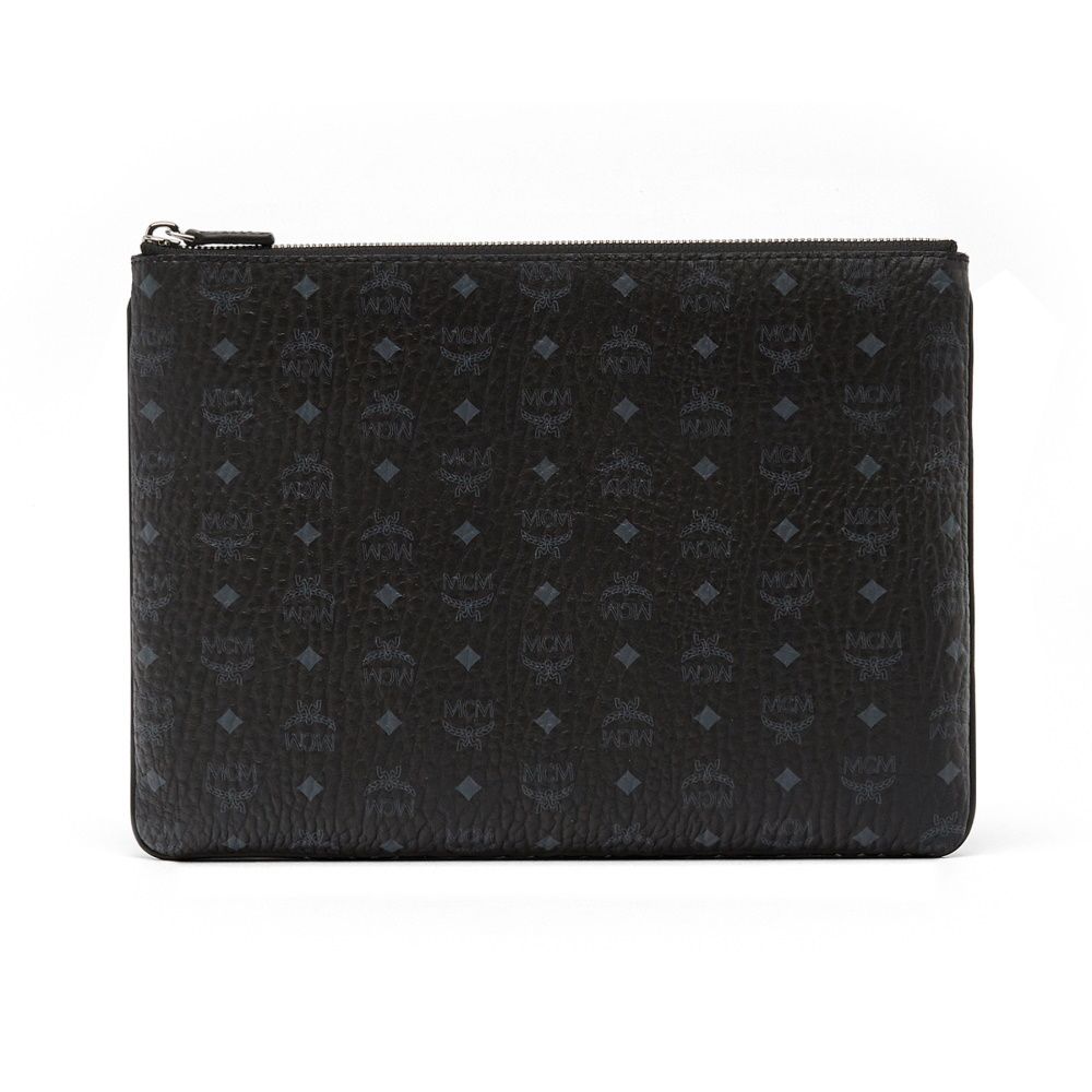 Mcm best sale black wristlet