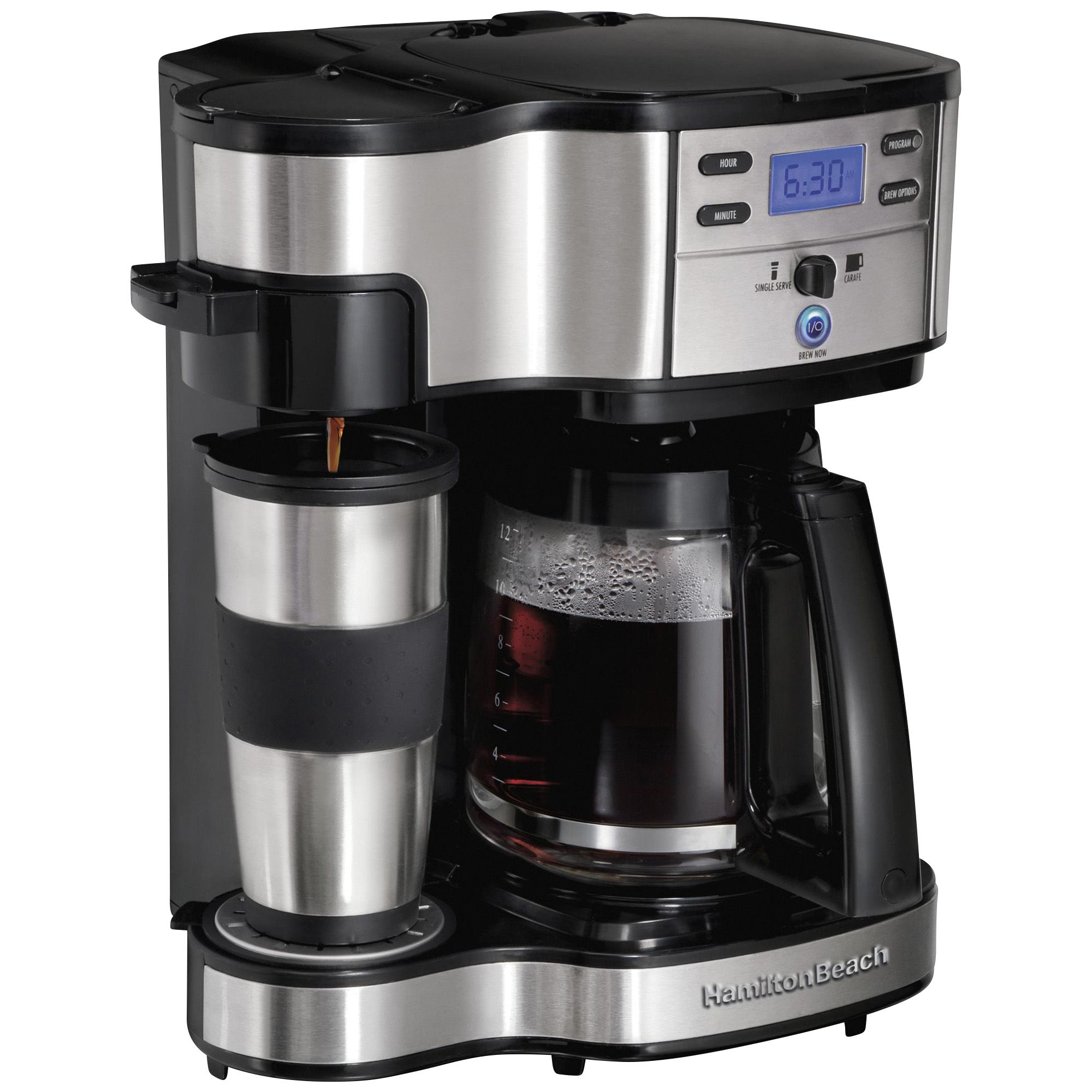 Fingerhut - Hamilton Beach 12-Cup Programmable Coffee Maker