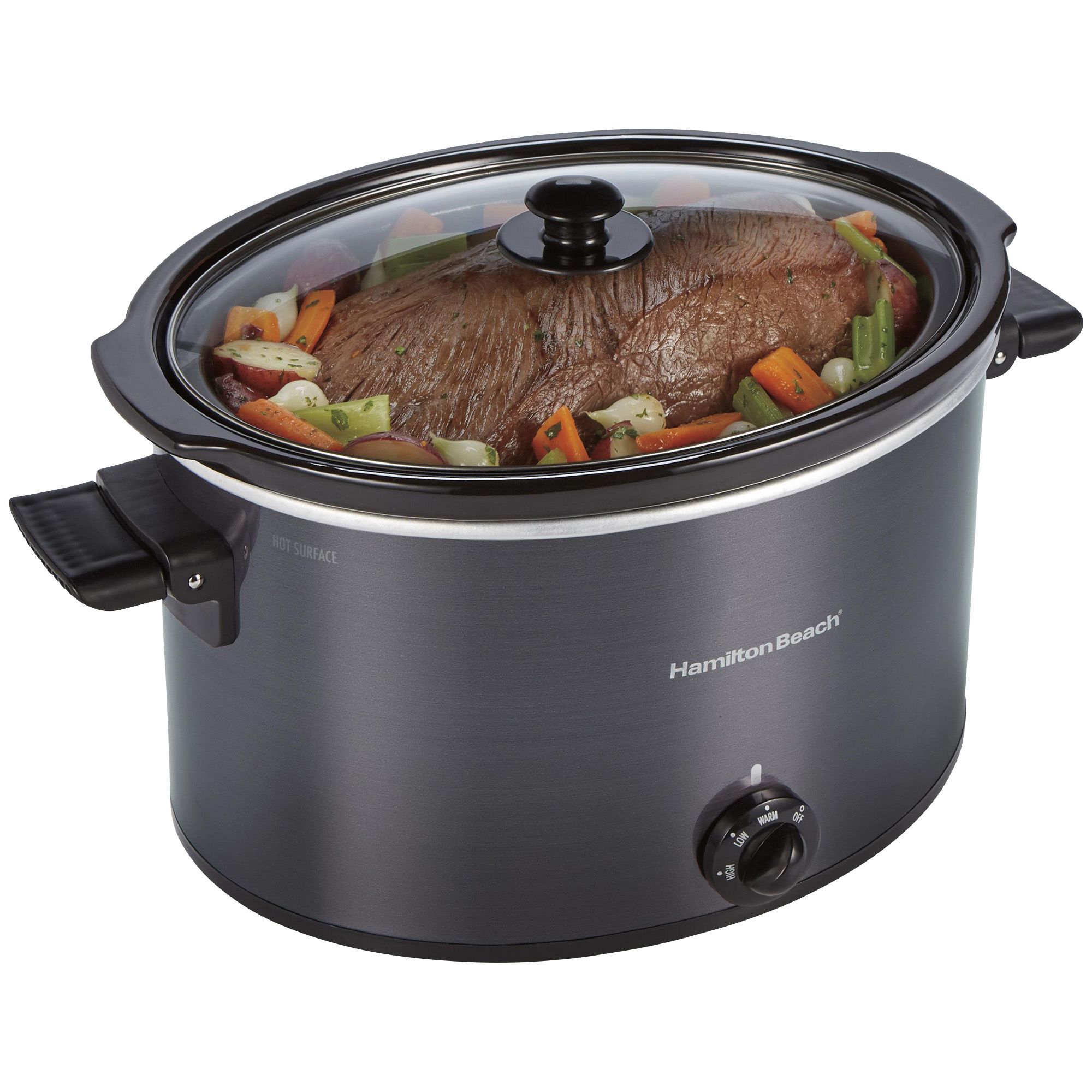 Fingerhut - Hamilton Beach Programmable 7-Qt. Slow Cooker