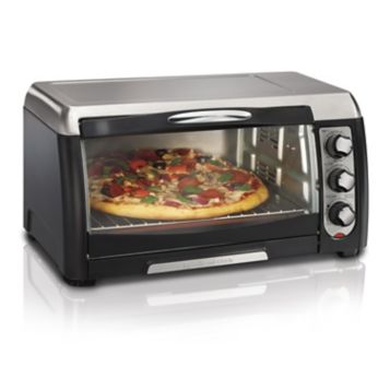 Hamilton Beach 6-Slice Stainless Steel Convection Toaster Oven (1400-Watt)  in the Toaster Ovens department at