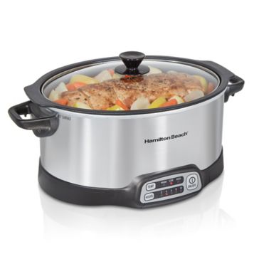 Fingerhut - Hamilton Beach 6-Qt. Slow Cooker