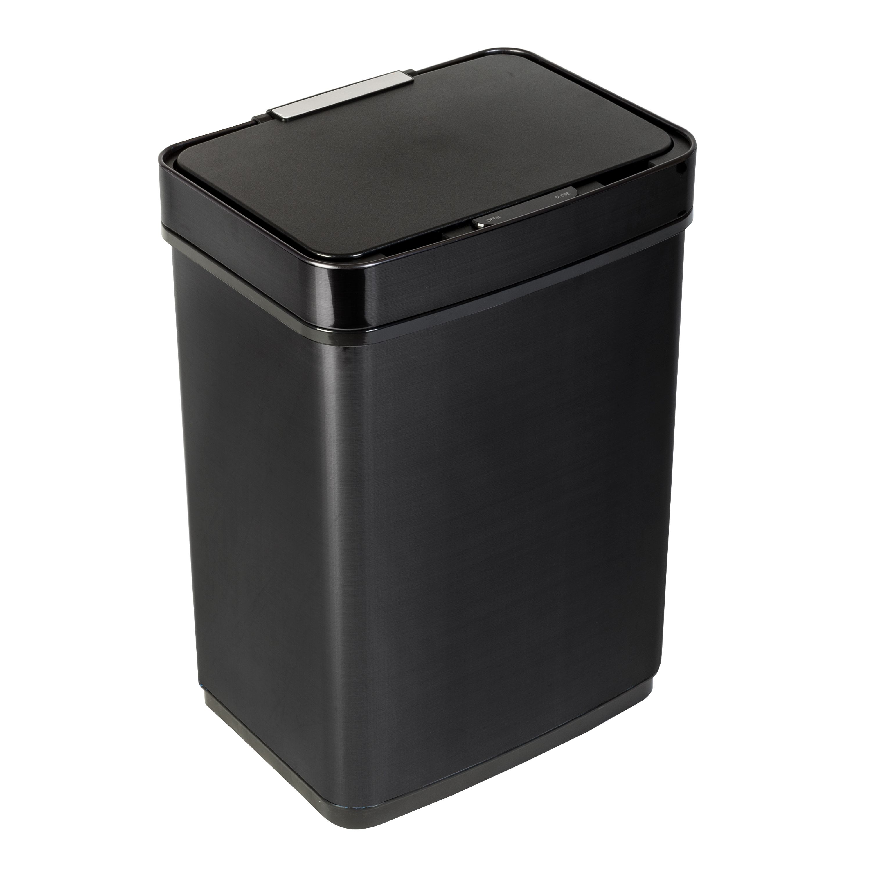 Fingerhut - Honey-Can-Do Stainless Steel Step 13-Gallon Trash Can