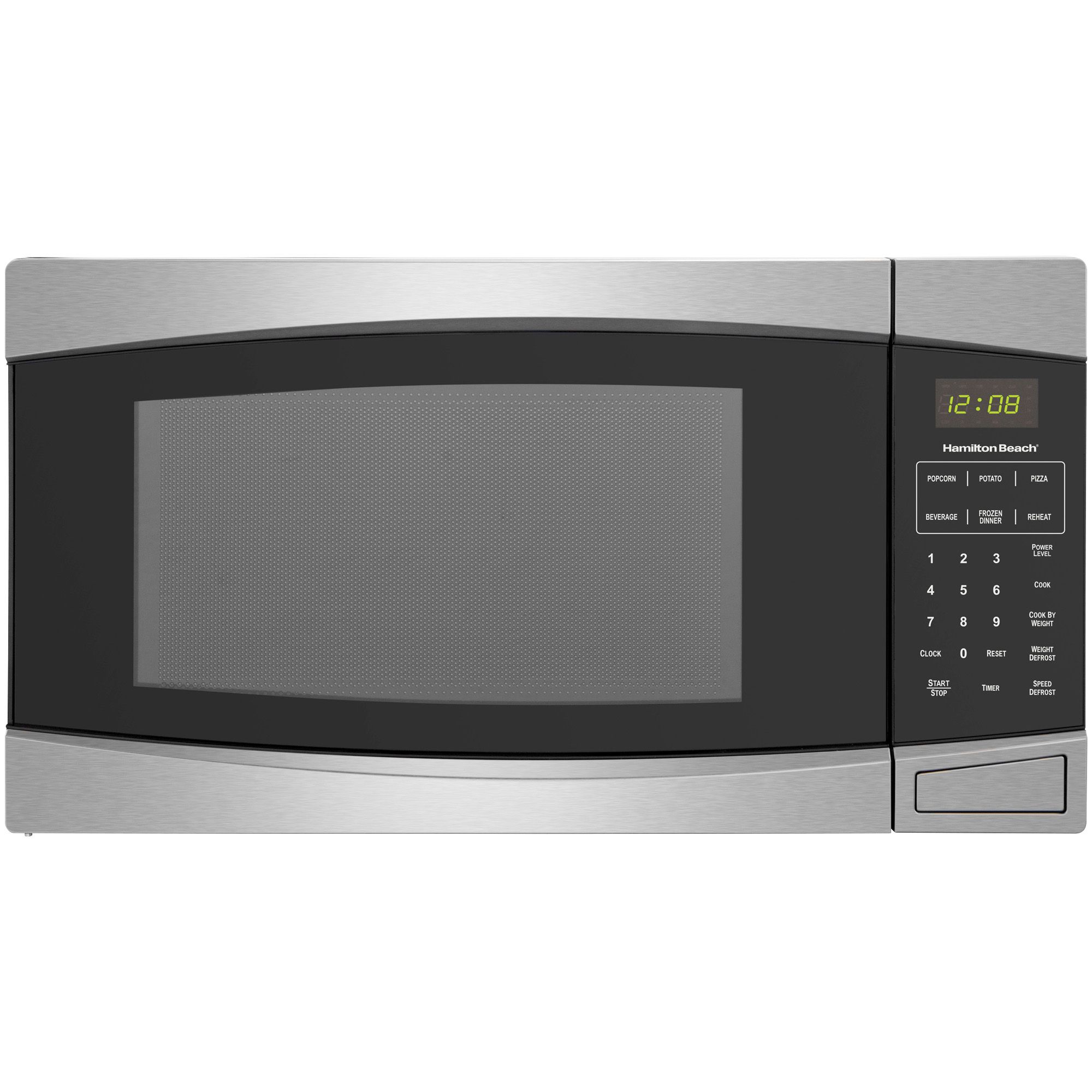 Hamilton Beach 1.6 Cu.ft Black Stainless Steel Digital Microwave