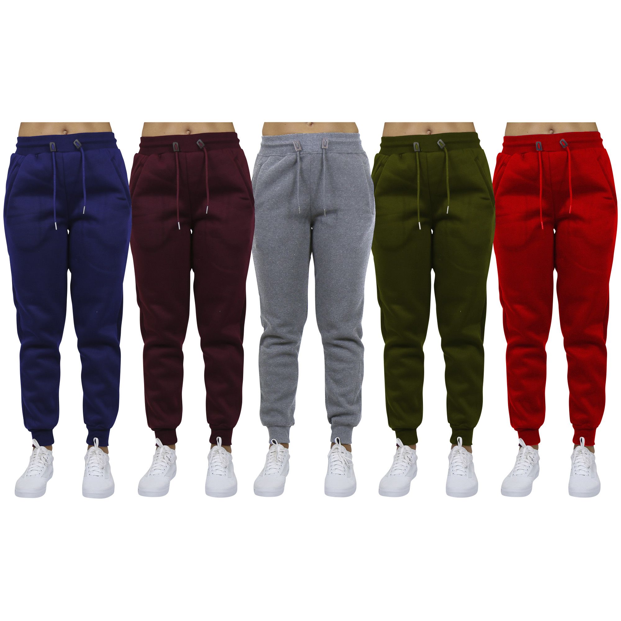 3-Pack] Women's Loose-Fit Fleece Jogger Sweatpants – GalaxybyHarvic