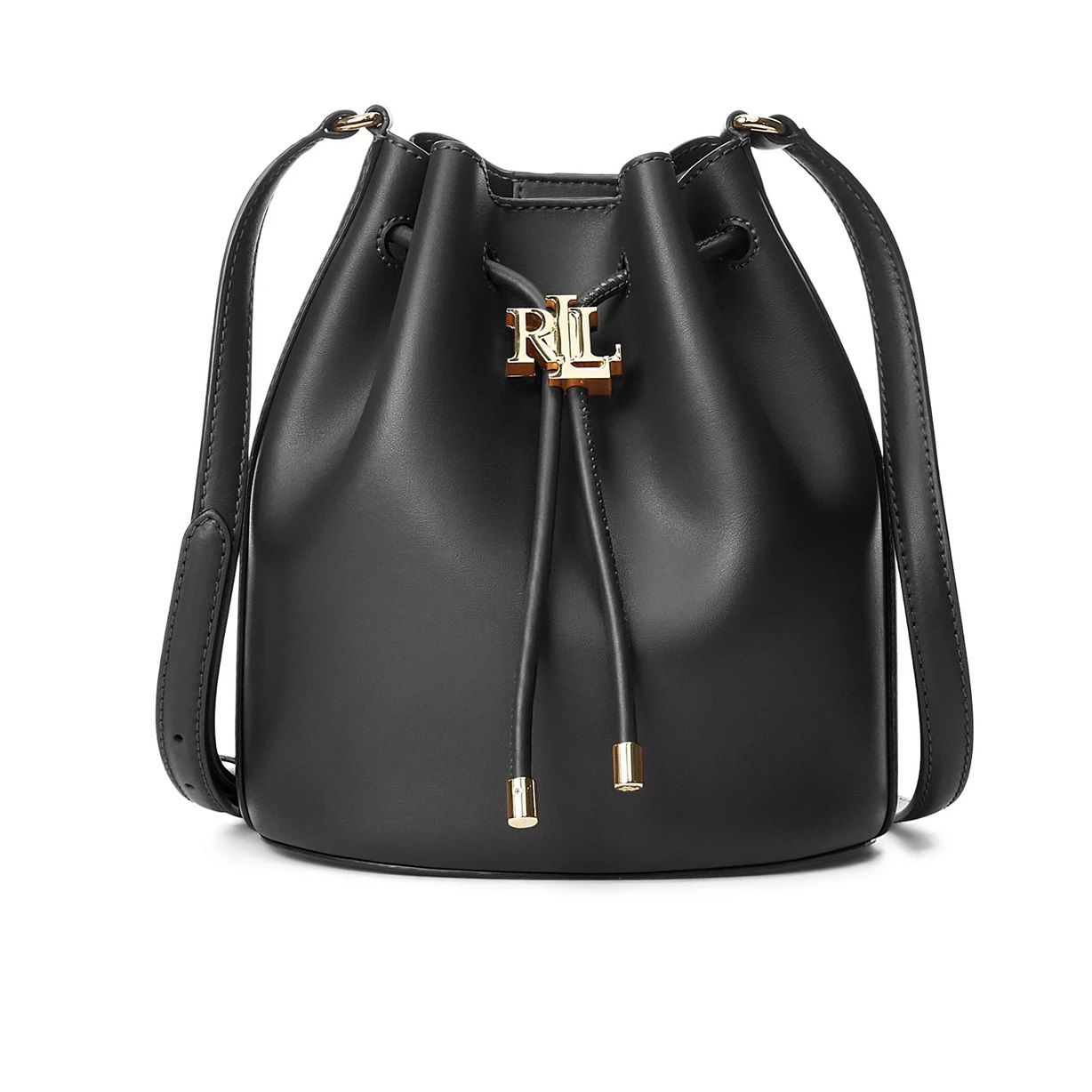 Ralph Lauren Leather Large Andie Drawstring Bag in 2023