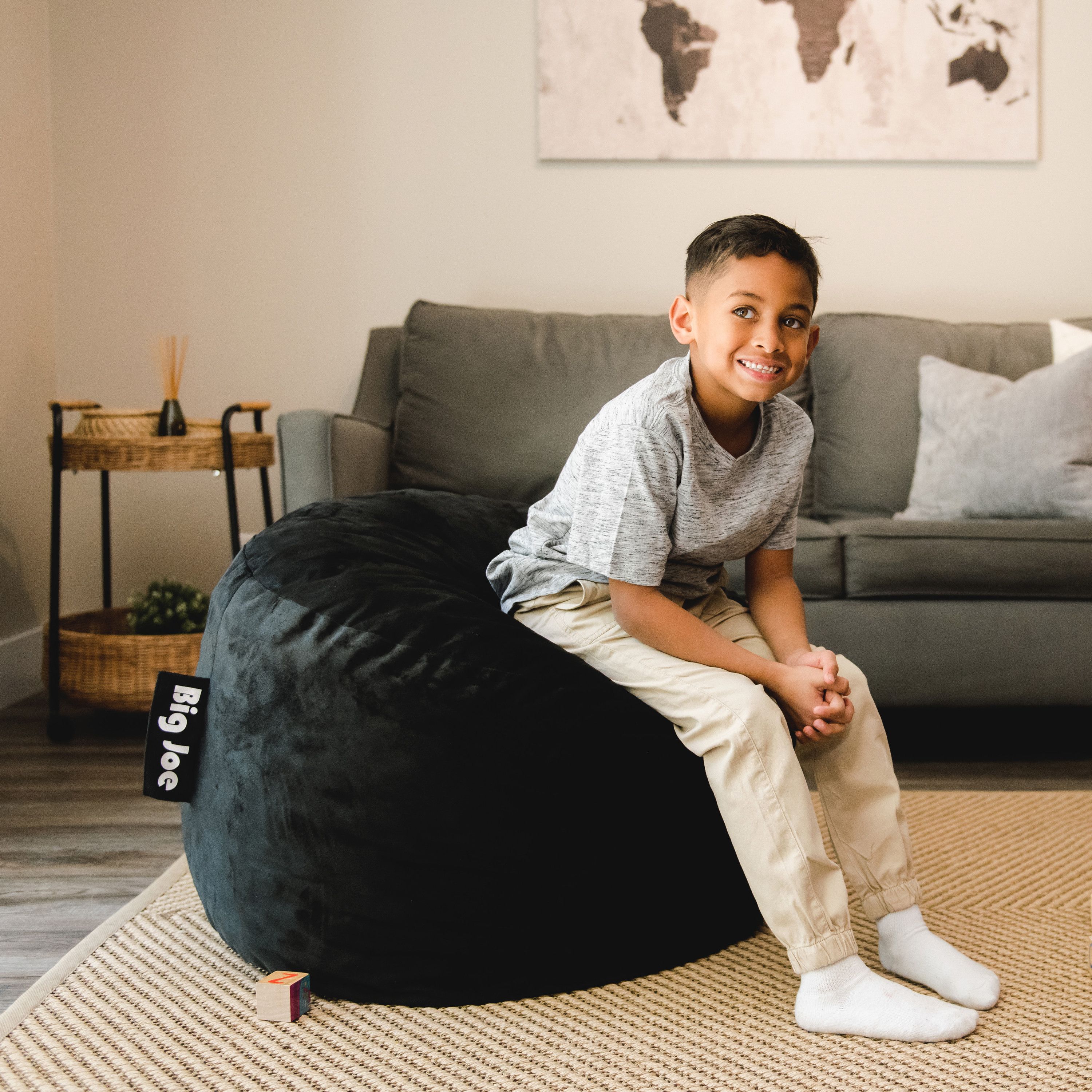 Fingerhut - Big Joe Small Fuf Bean Bag Chair