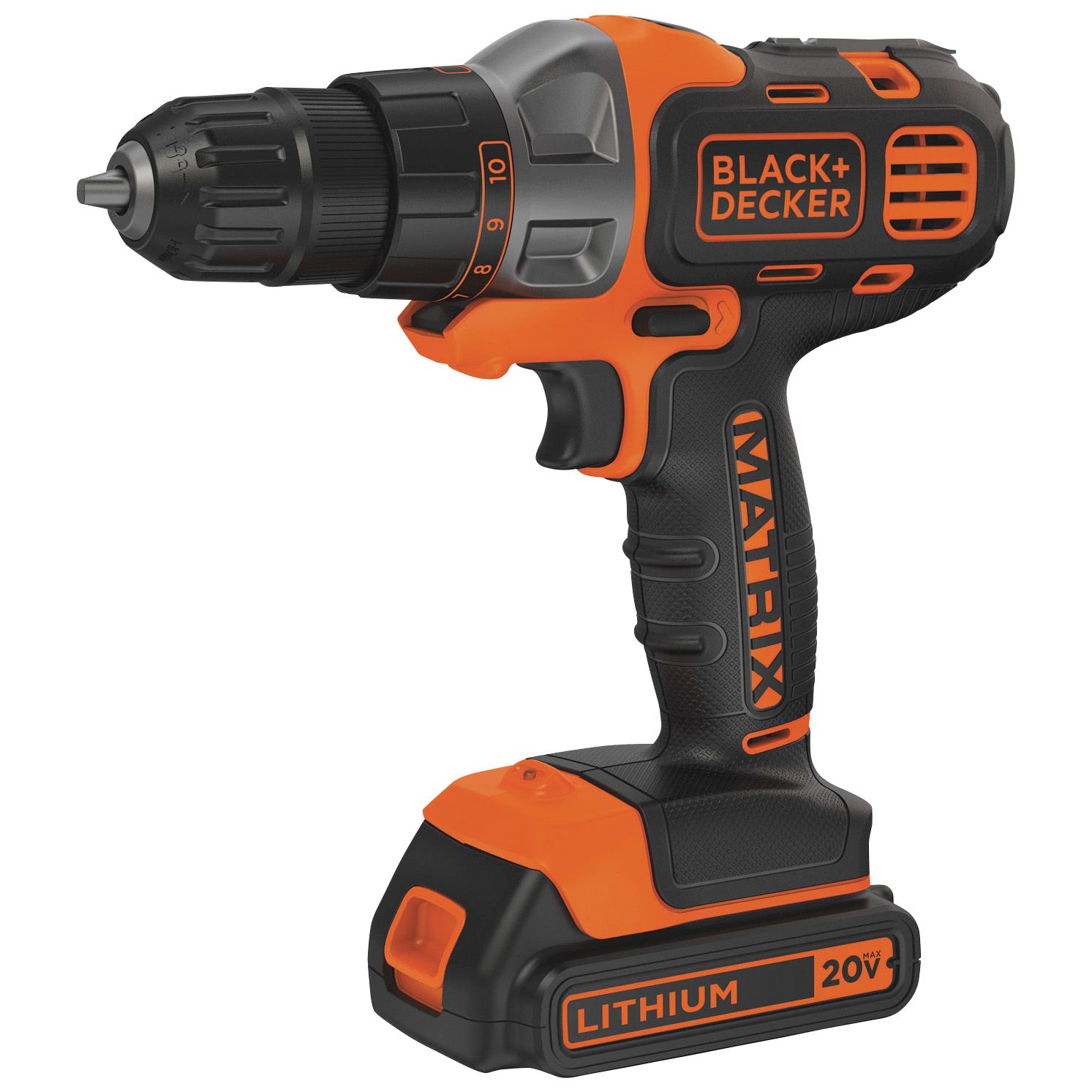 Fingerhut - BLACK+DECKER 20V MAX Lithium-Ion Cordless Drill/Driver