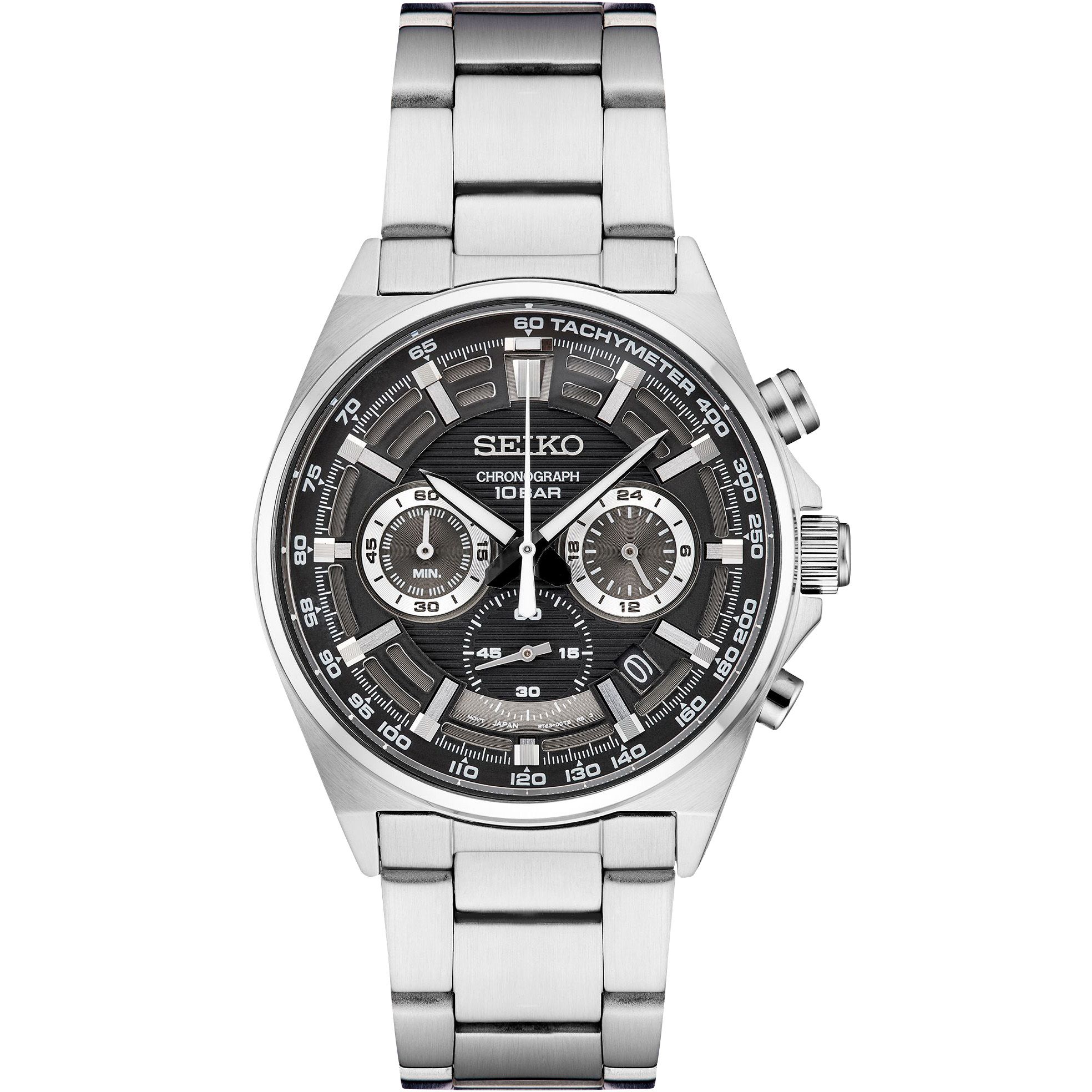 Seiko hotsell men's silvertone