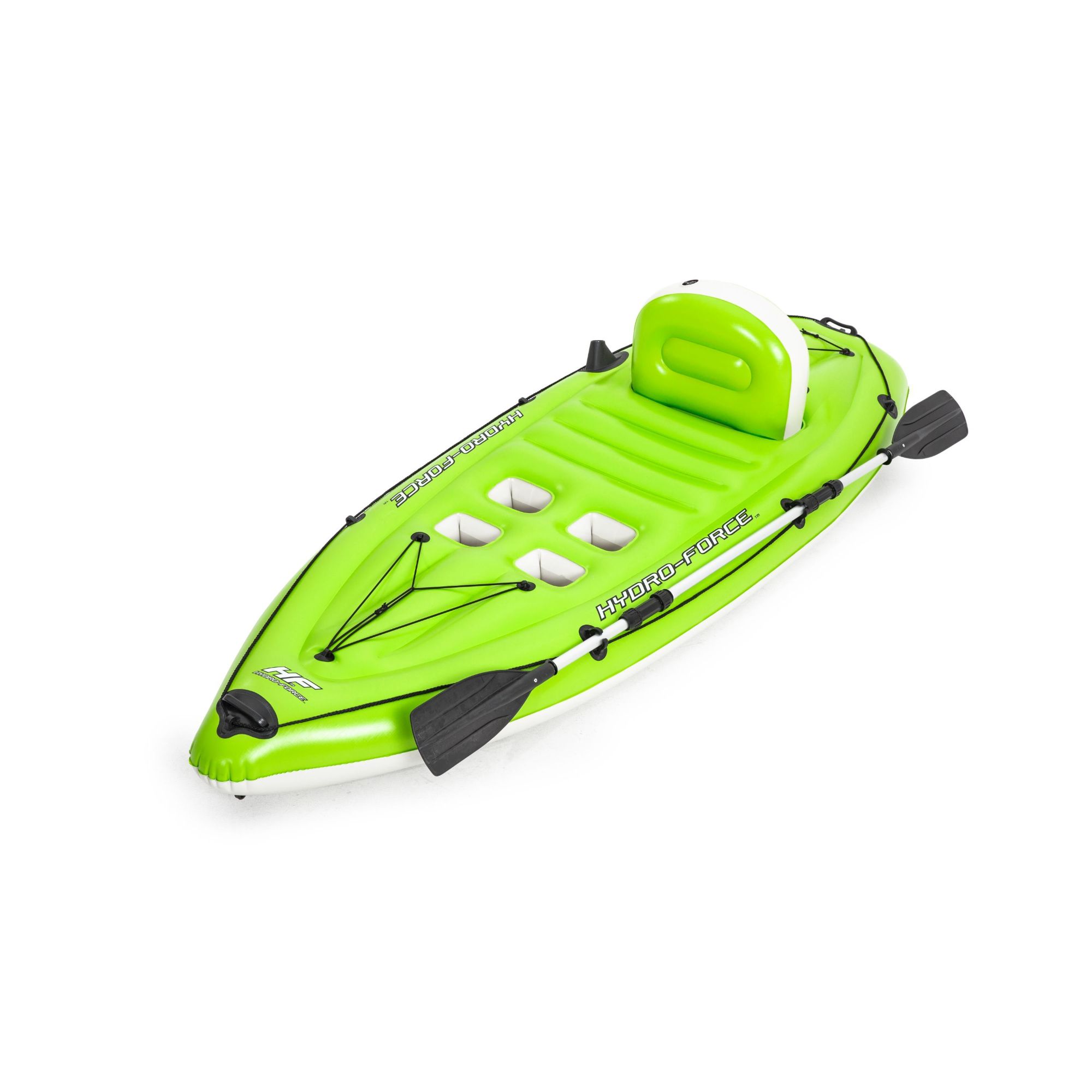 Fingerhut - Bestway Hydro-Force Koracle Inflatable 1-Person Fishing Kayak  Set