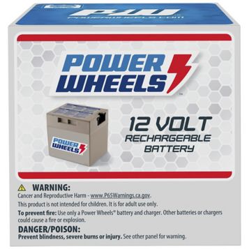 Power wheels 12v store rechargeable battery