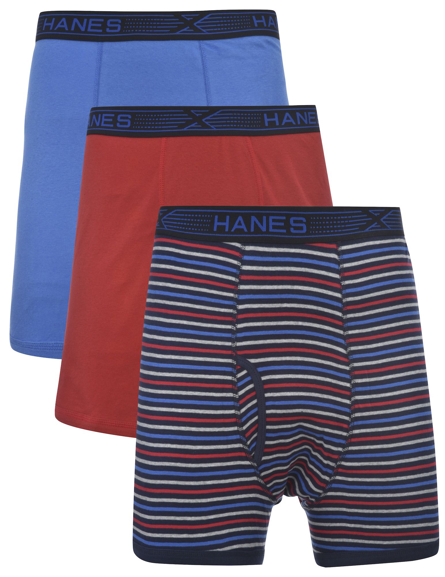 Hanes Freshiq Comfortflex Mens 6 Pack Boxer Briefs, Color