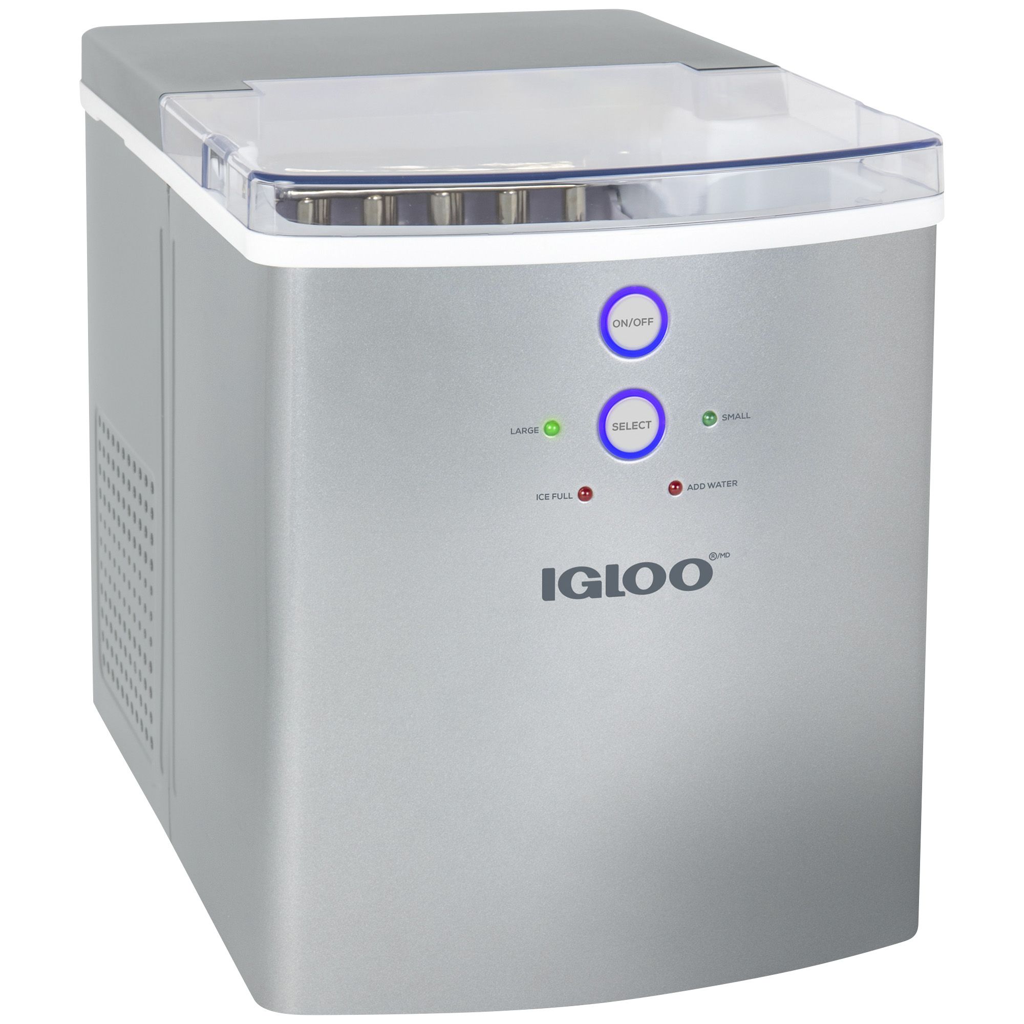 Fingerhut - Igloo 33-Lb. Ice Maker - Silvertone