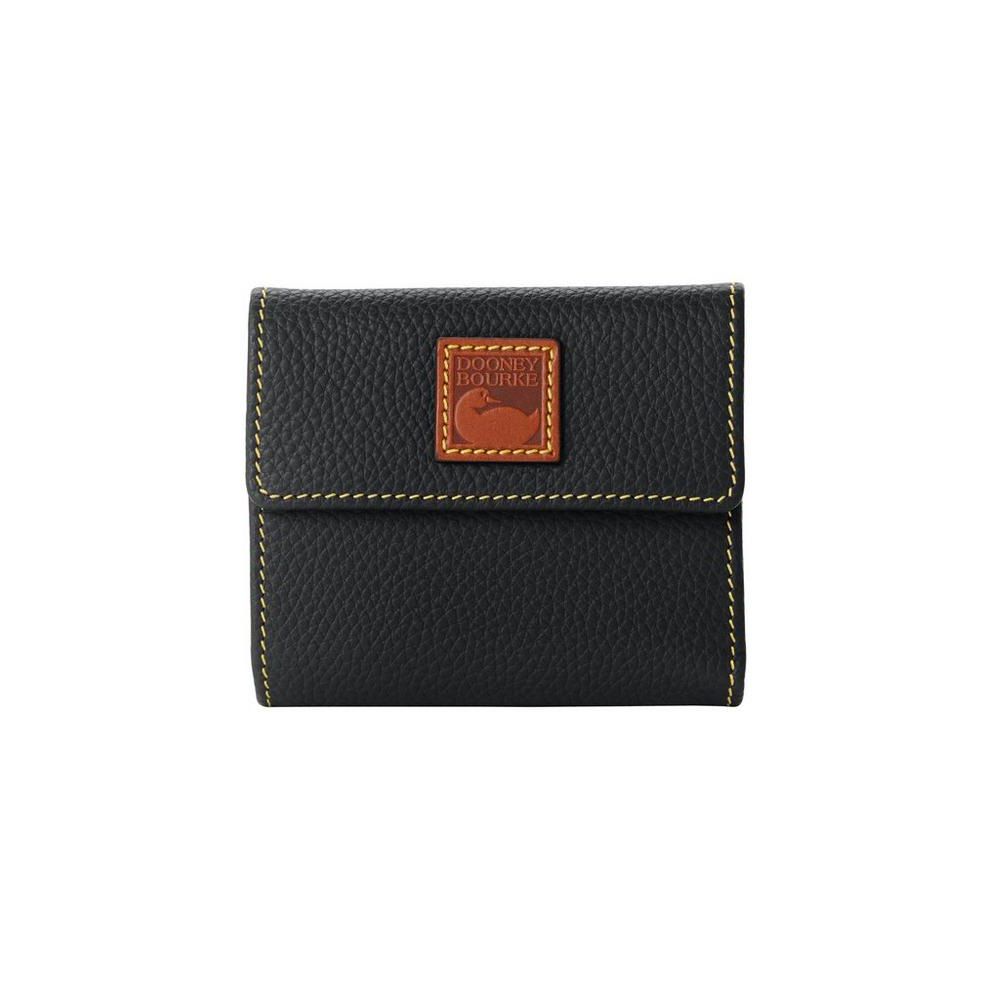 Dooney & Bourke Pebble Grain Small Flap Credit Card Wallet