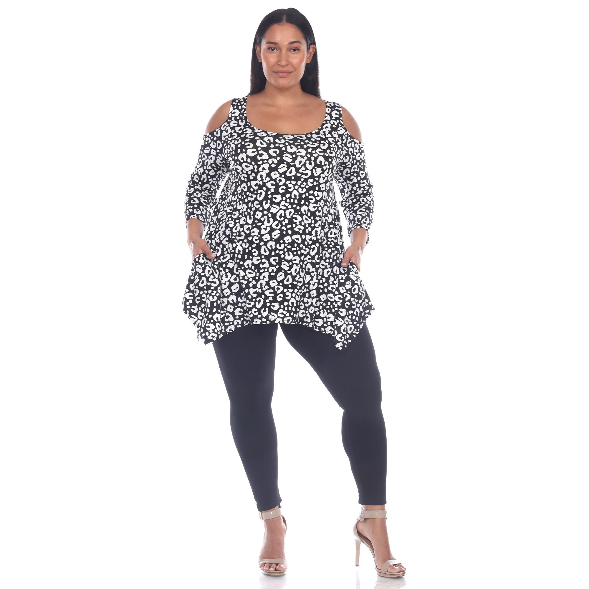 White mark hotsell plus size tunics