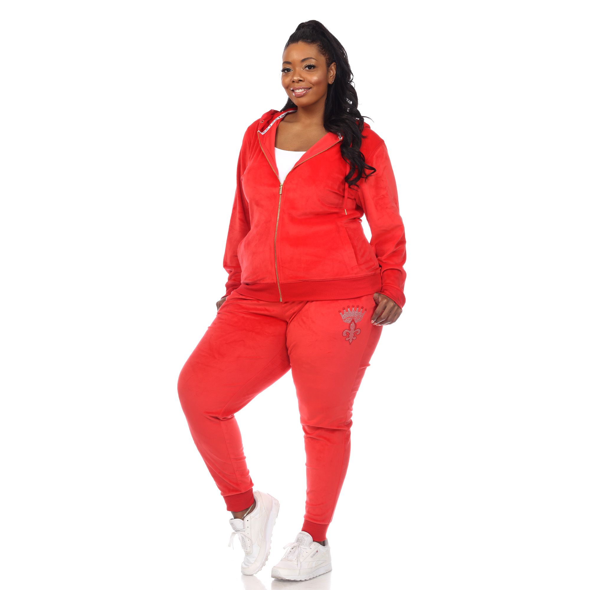 Velour cheap sport suit