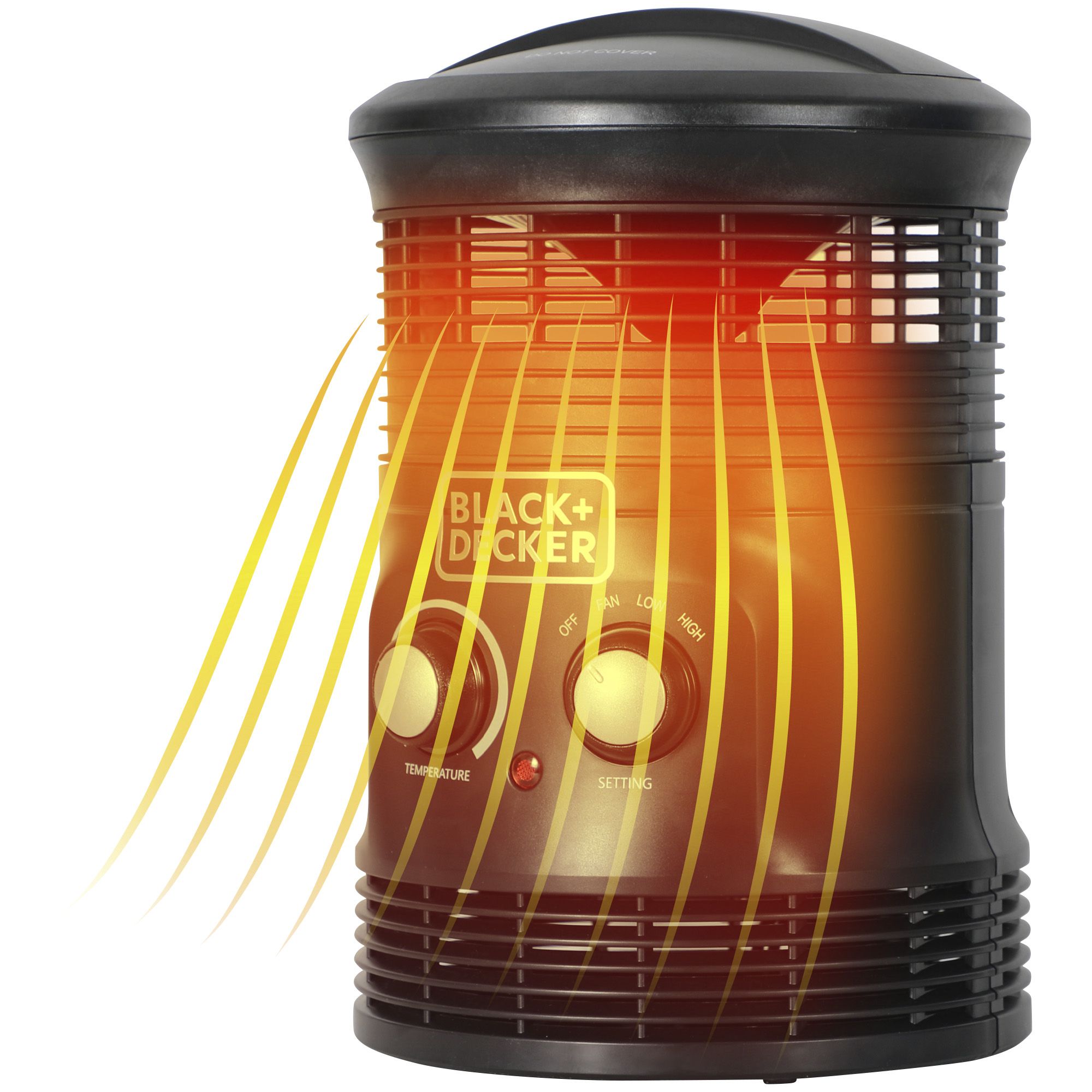  BLACK+DECKER Oscillating Space Heater, Portable Heater