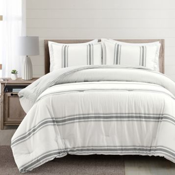 Fingerhut - Ultra-Plush Reversible 3-Pc. Comforter Set - King