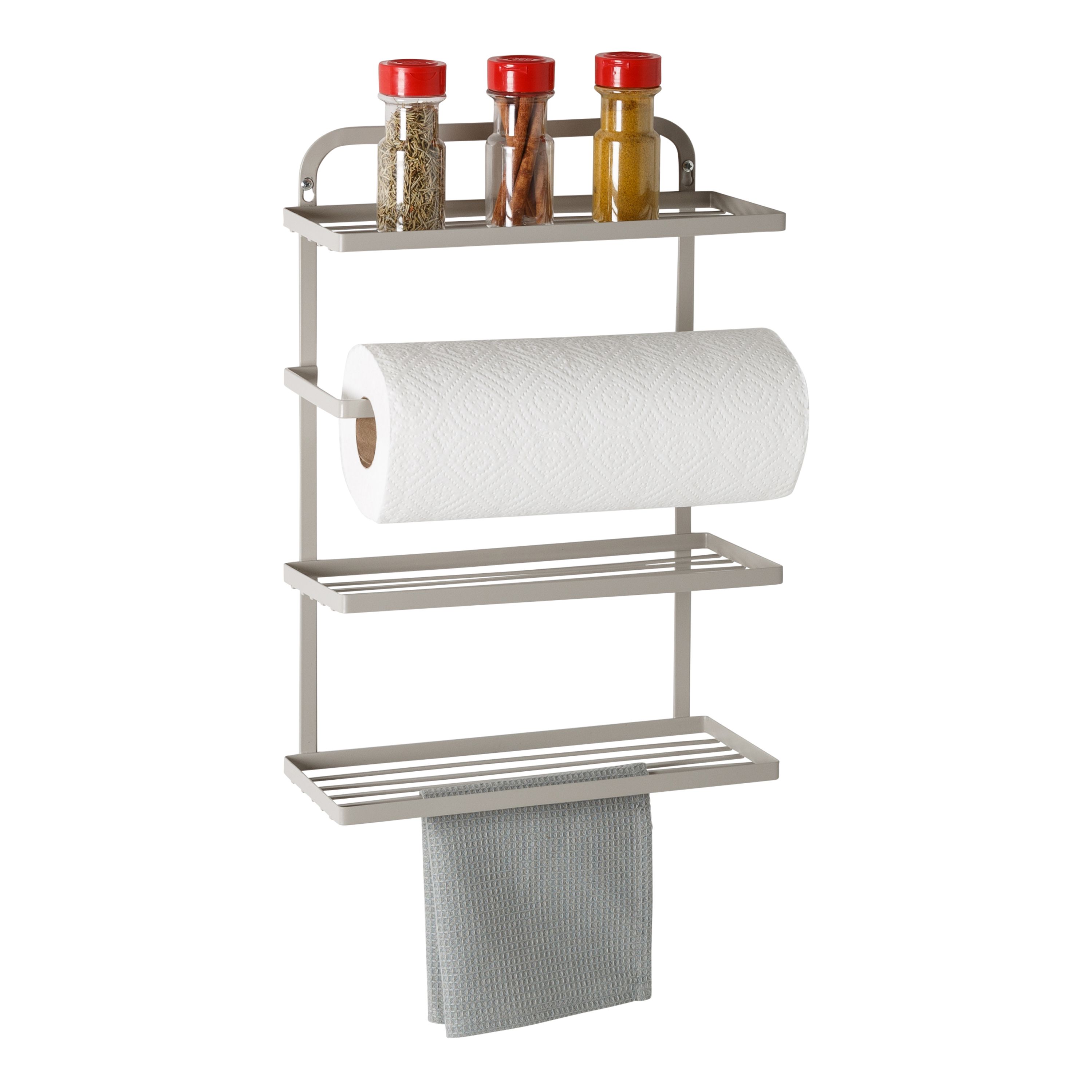 Cabinet: Door/Wall with 2 Roll Paper Towel Holder