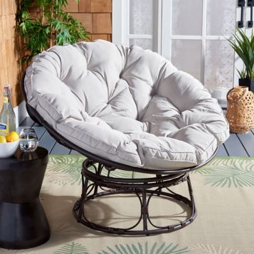 Plush papasan chair hot sale