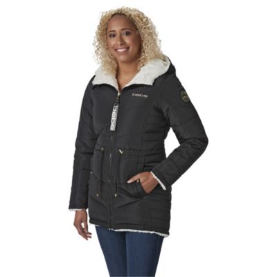 Fingerhut - Larry Levine Women's Double-Breasted Peacoat