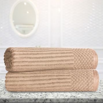 Superior Cotton 2-Piece Absorbent Bath Mat Set 