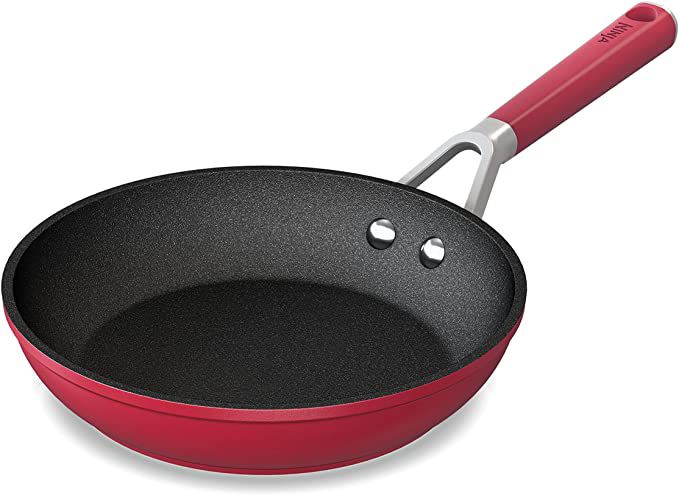 NINJA 8 in. Aluminum Nonstick Oven Safe Frying Pan, Red C20020