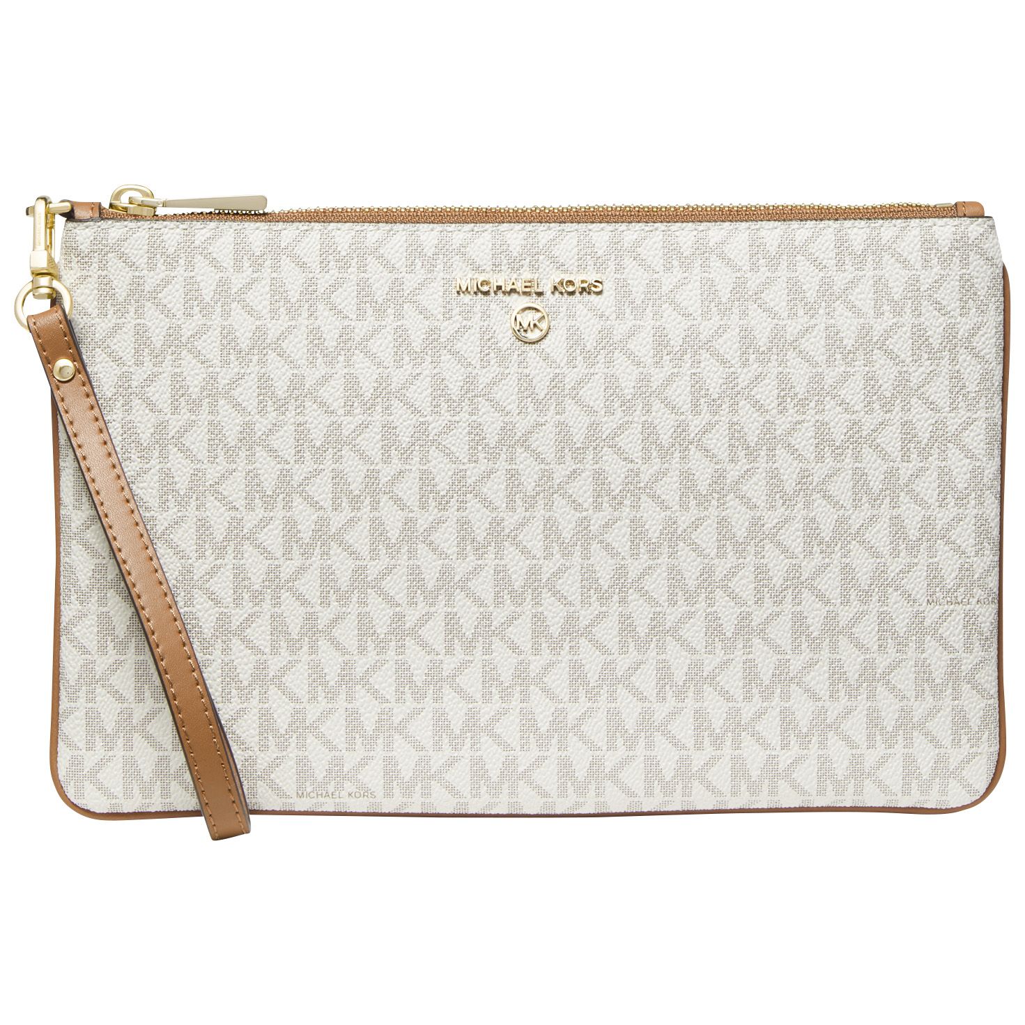 Michael Kors Jet Set Charm Top Zip Tote in Vanilla at Luxe Purses