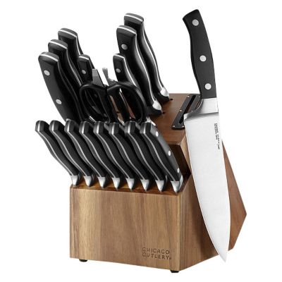 Fingerhut - Farberware 16-Pc. Self-Sharpening Knife Block Set