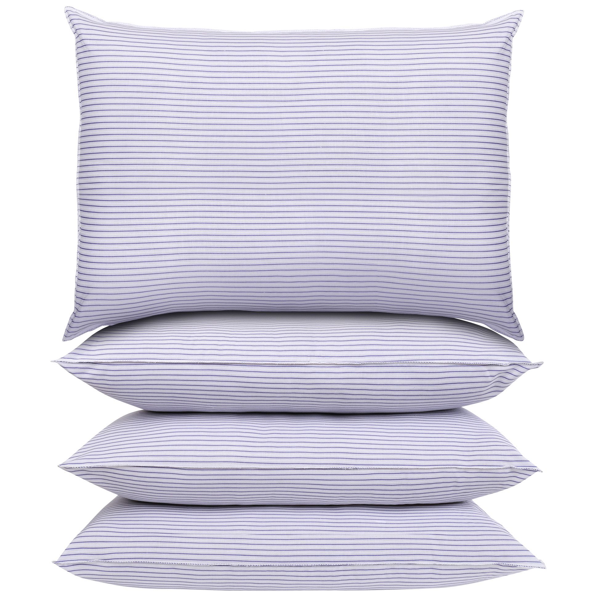 Fingerhut - DreamSleep Granny Stripe Pillow 4-Pack - Standard