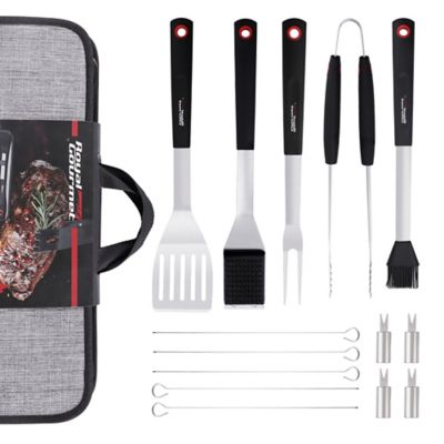 BBQ Grilling Accessories 16 Pcs Set, Stainless Steel Grill Tools Grilling  Accessories with Aluminum Case for Camping/Backyard Barbecue, Grill Utensils  Set for Men Women 