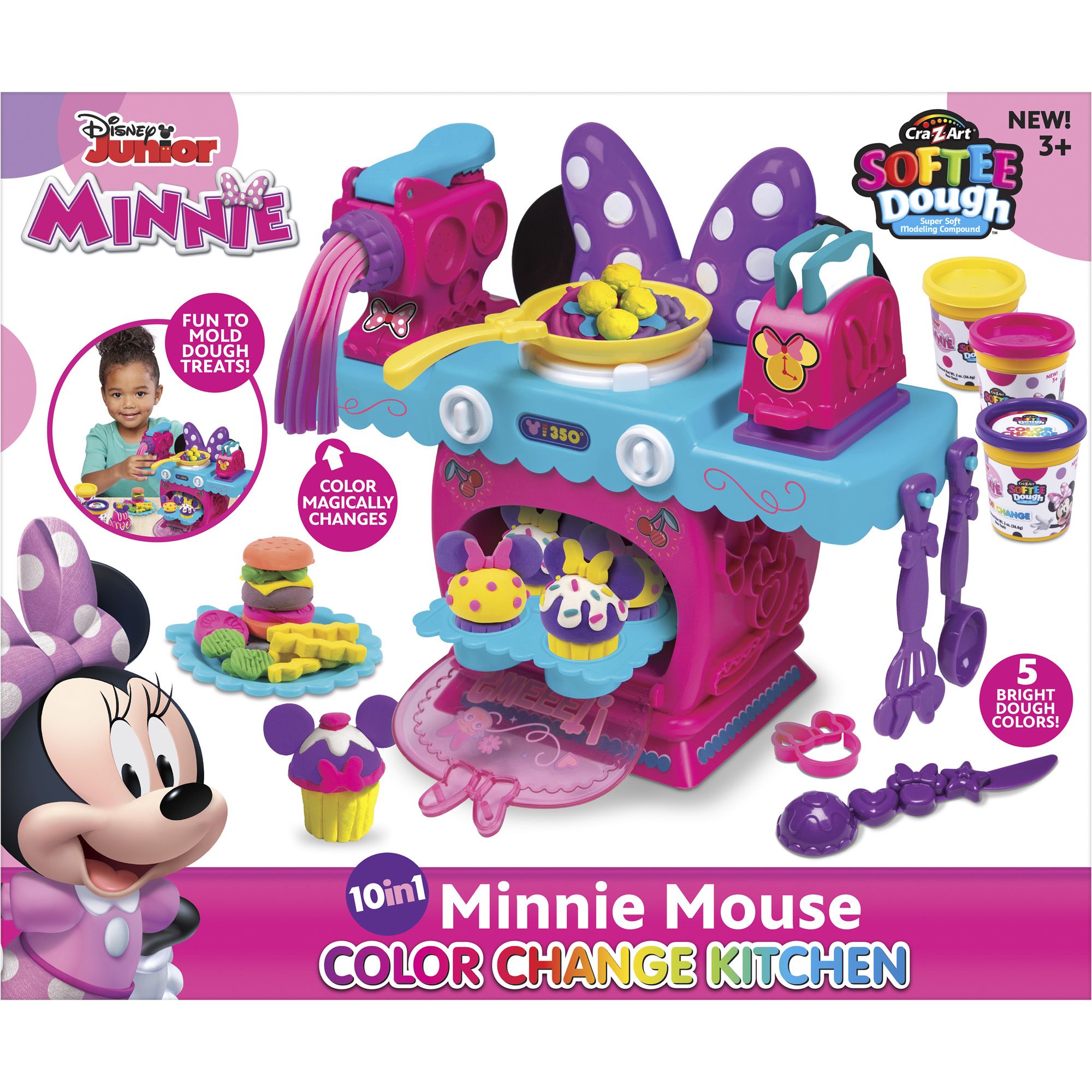 Disney Minnie Mold and Play Kitchen Set