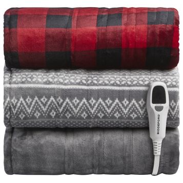 Biddeford sherpa heated throw hot sale