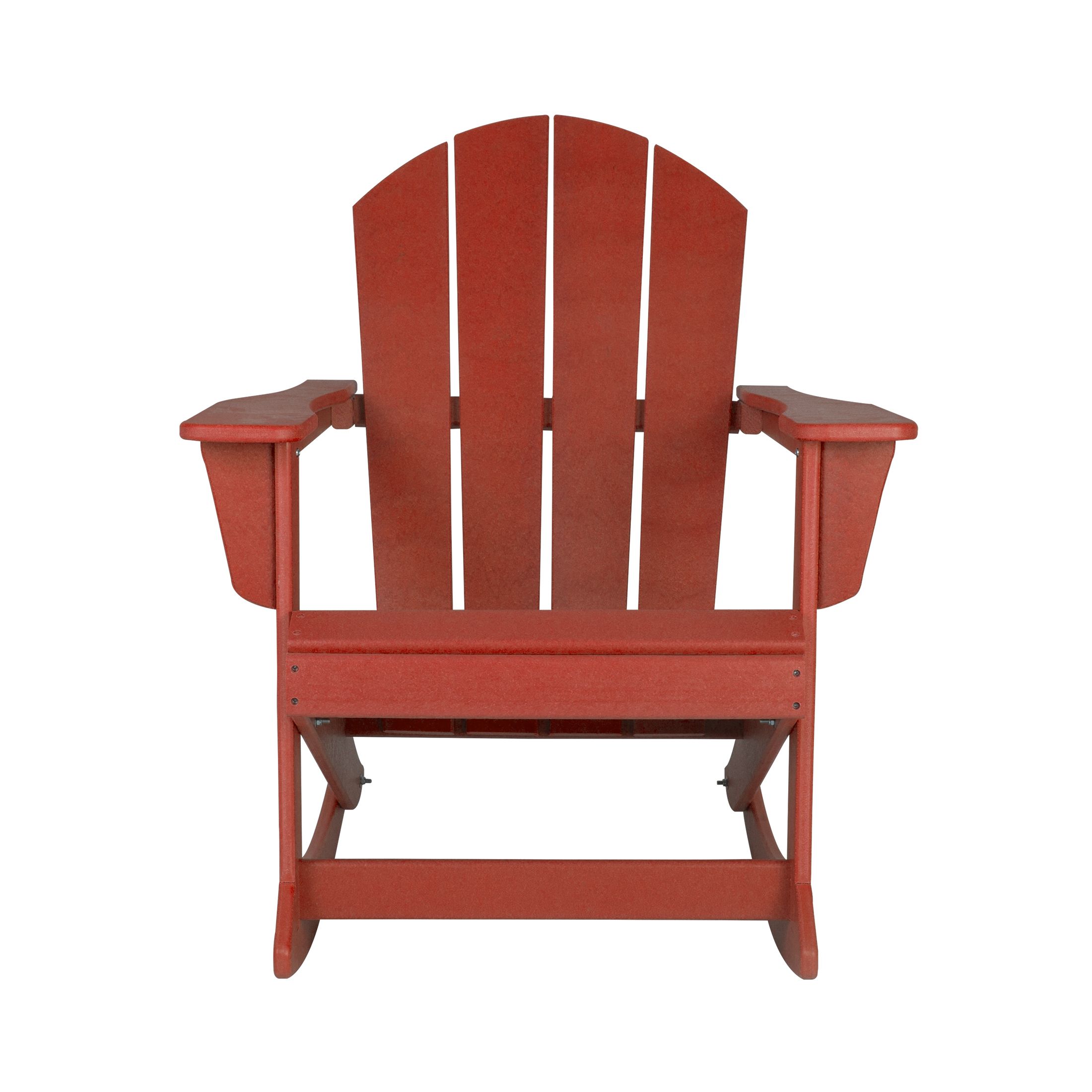 Dark red adirondack online chair