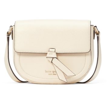 KATE SPADE NEW YORK Knott Colour-Blocked Saddle Crossbody Bag