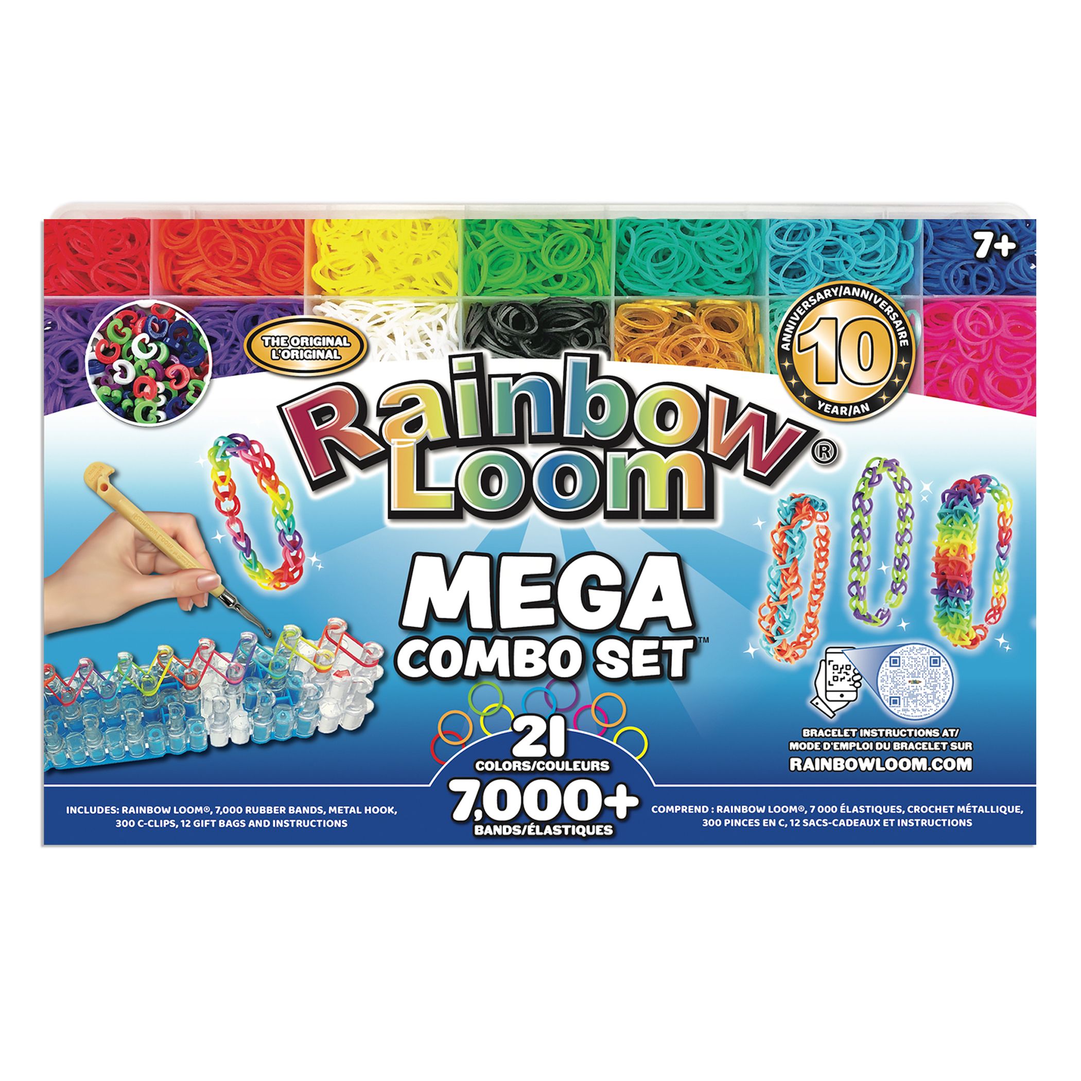 Fingerhut - Rainbow Loom: Bracelet Craft Kit