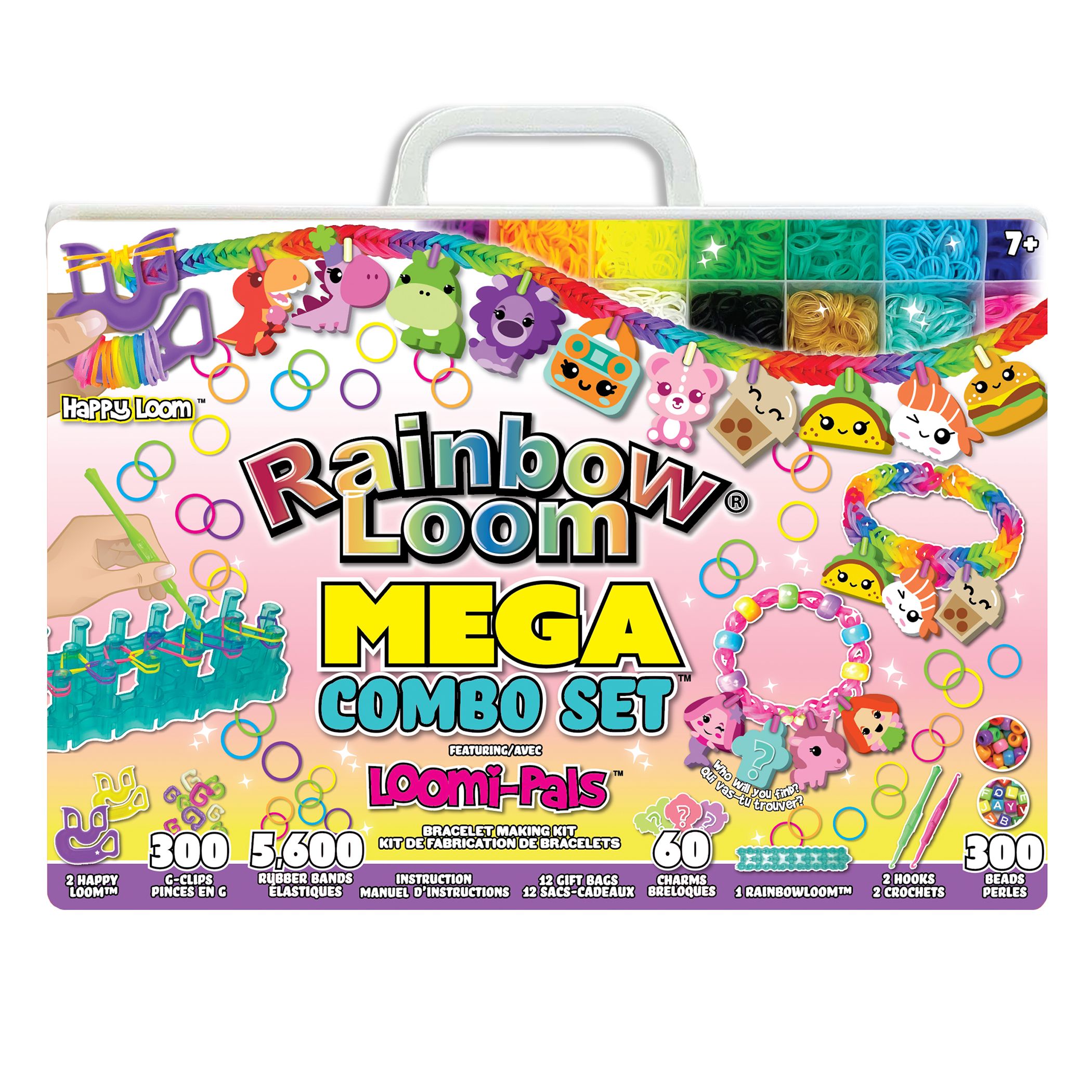 Fingerhut - Rainbow Loom Loomi-Pals Combo Set Bracelet Making Kit